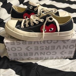 Converse Chuck 70 CDG OX Black White High Risk Red